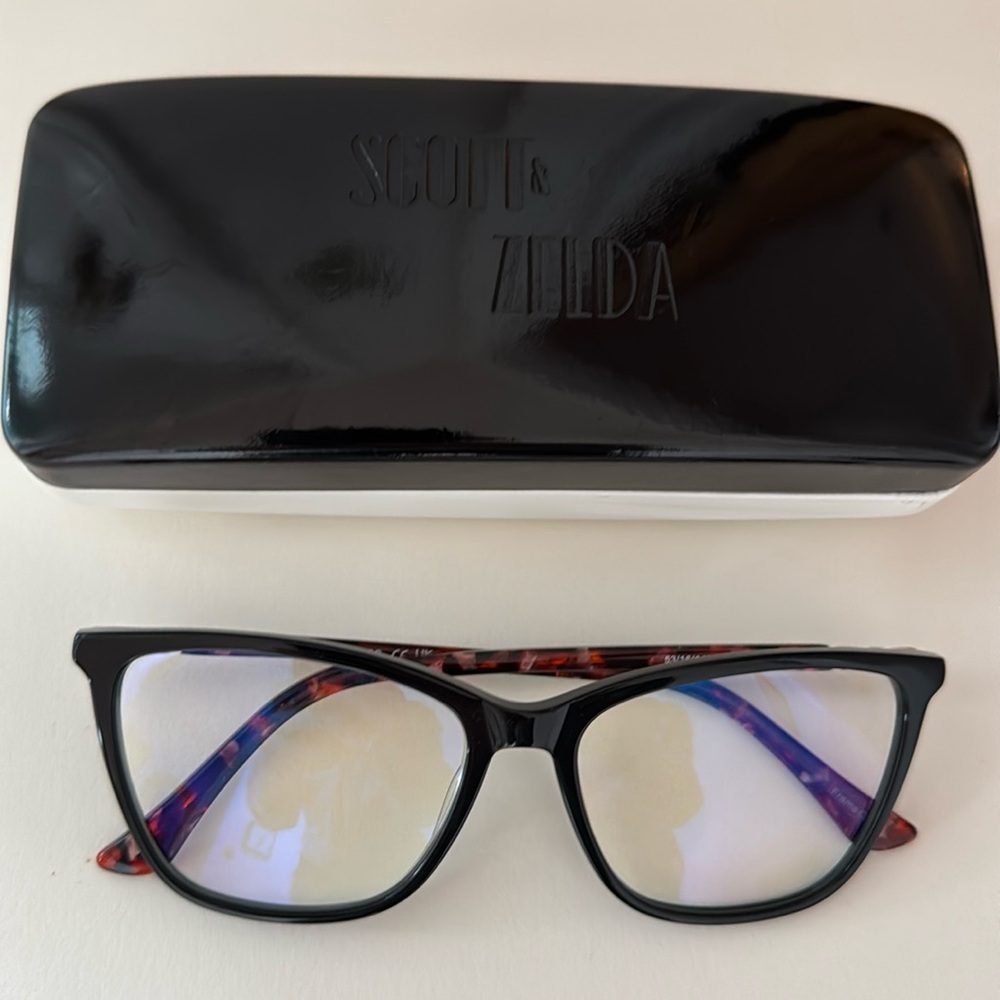 Scott & Zelda tortoise retro glam eyeglasses new